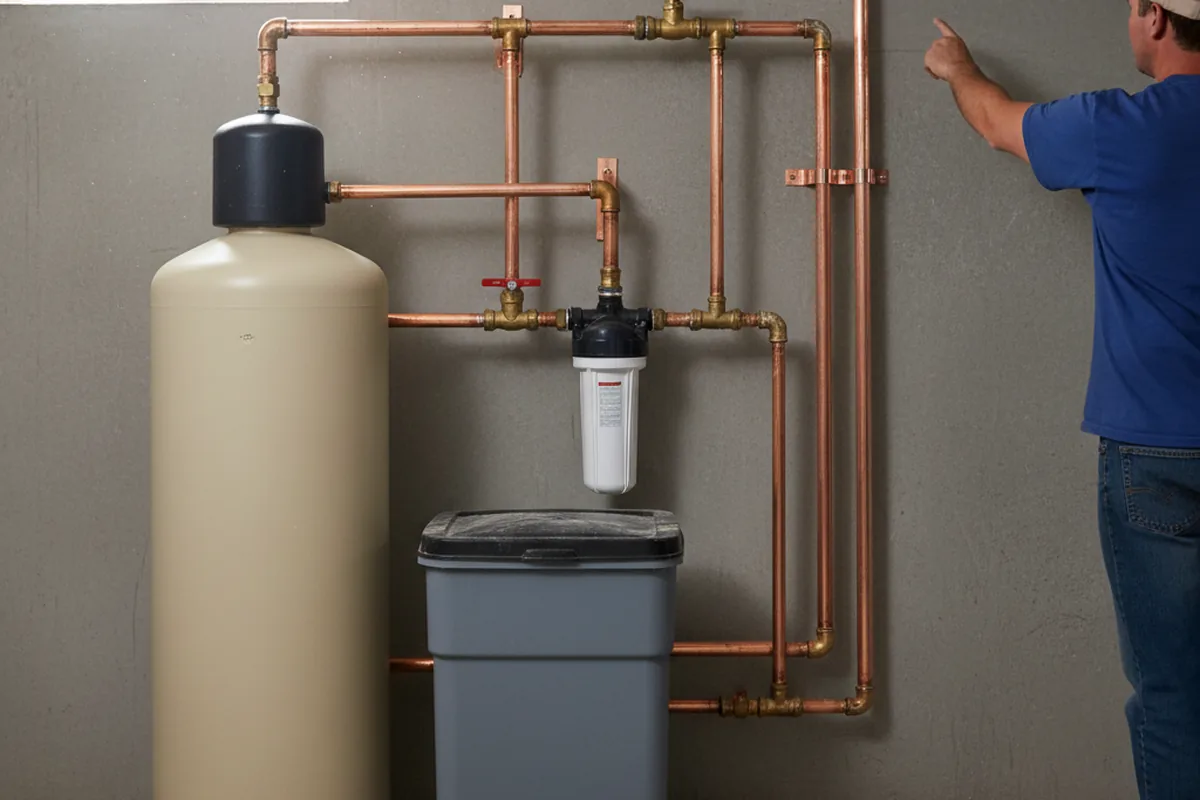 Whole-house water treatment system installed in Aubrey